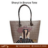 SISIDLAN'S LADIES HAND-PAINTED TOTEBAG