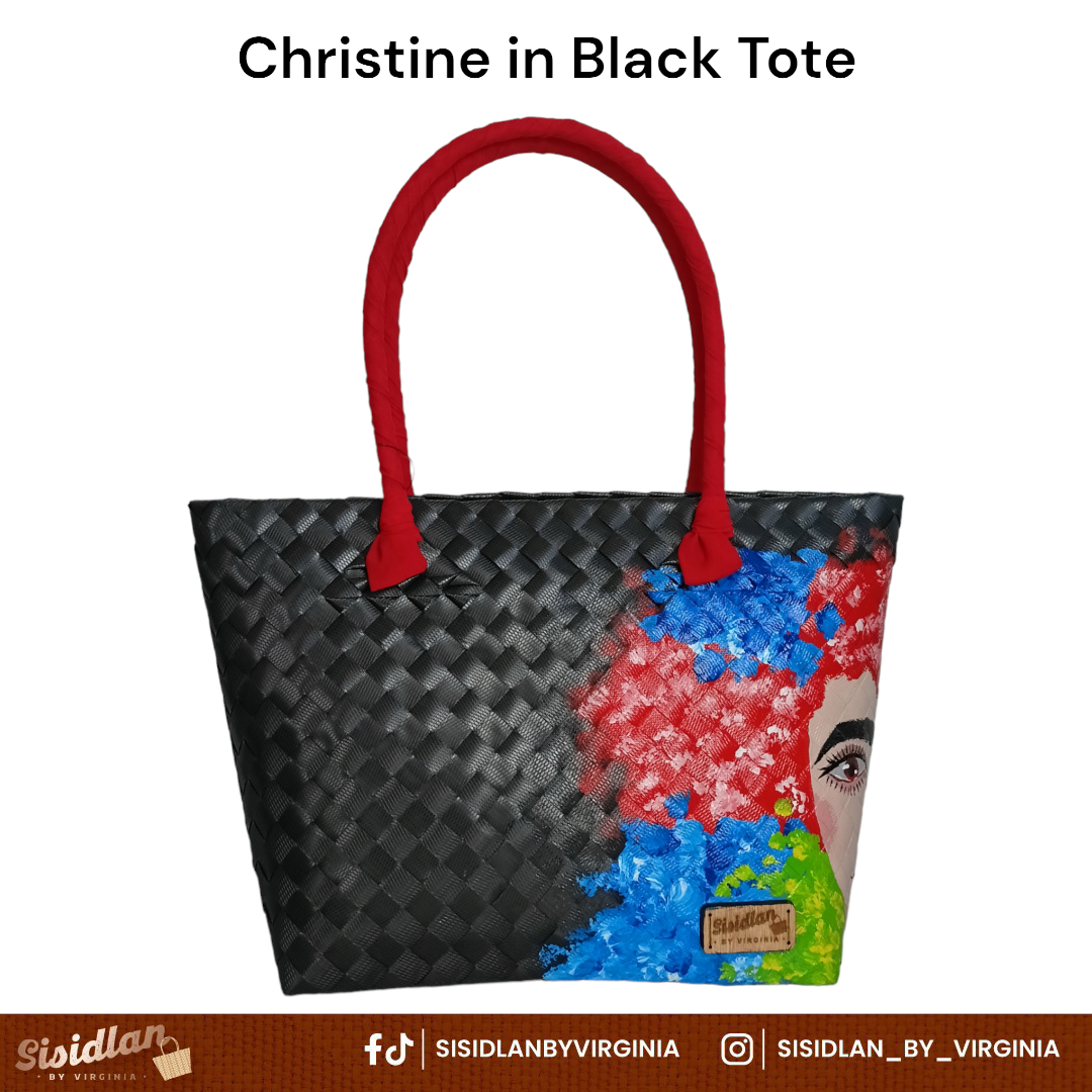 SISIDLAN'S LADIES HAND-PAINTED TOTEBAG