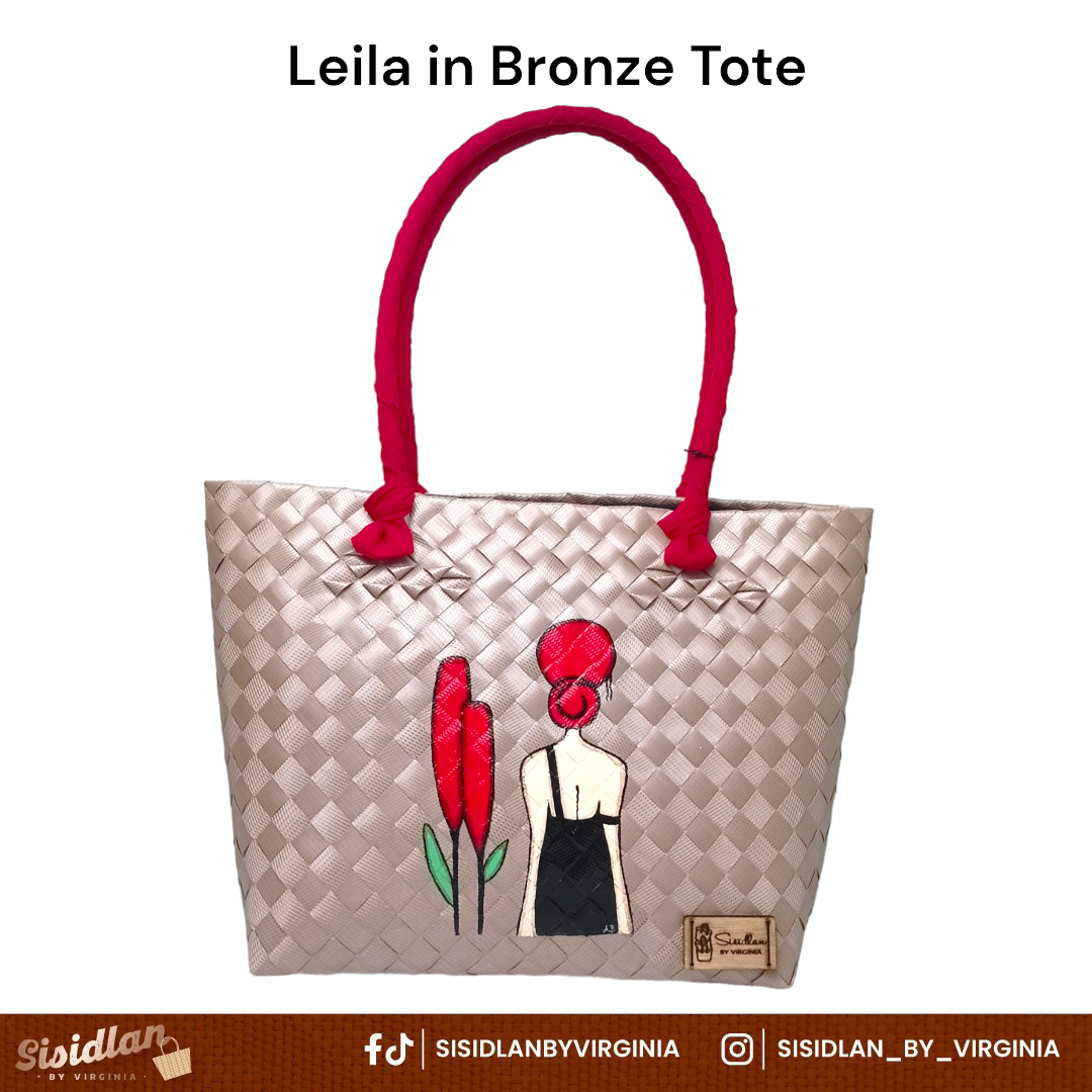 SISIDLAN'S LADIES HAND-PAINTED TOTEBAG