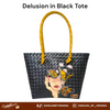 SISIDLAN'S LADIES HAND-PAINTED TOTEBAG