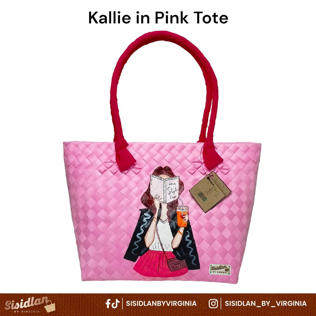 SISIDLAN'S LADIES HAND-PAINTED TOTEBAG