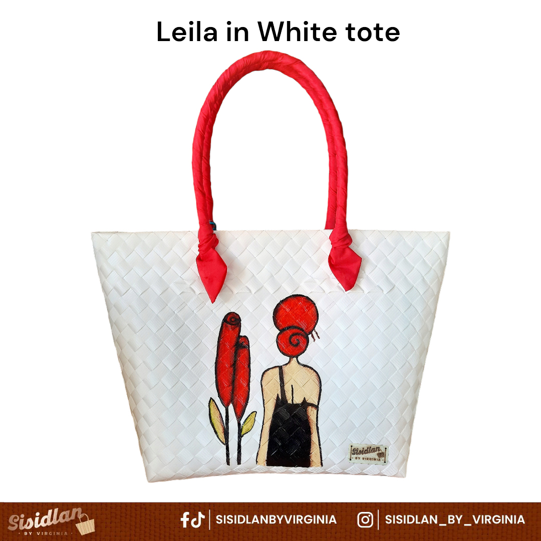 SISIDLAN'S LADIES HAND-PAINTED TOTEBAG