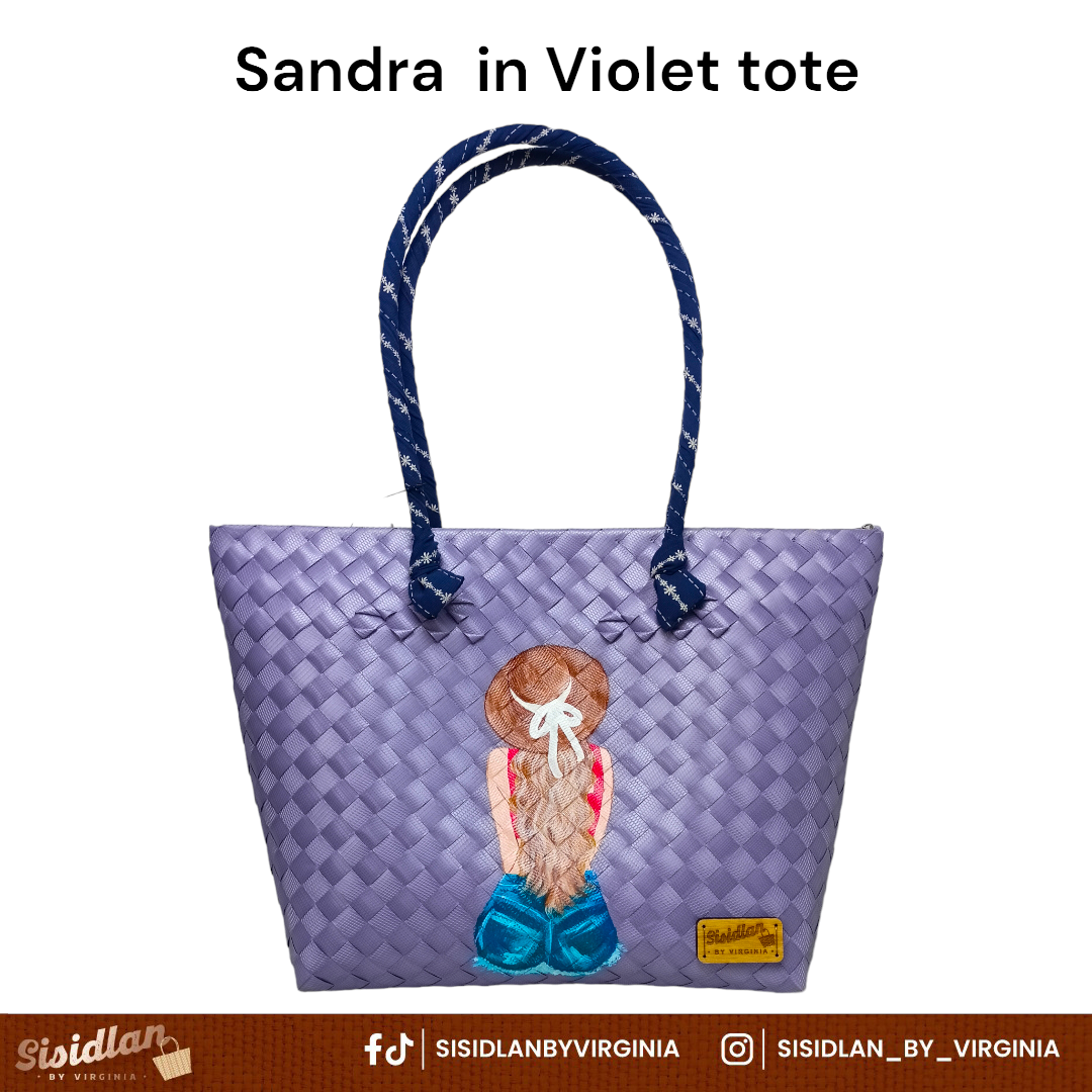 SISIDLAN'S LADIES HAND-PAINTED TOTEBAG